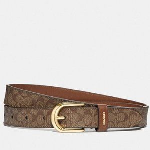 $98 *NEW* SALE COACH Classic Belt Khaki